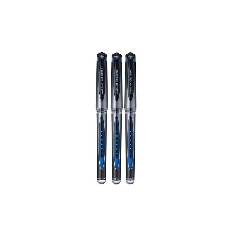 Uni Ball Point Pen Cap Ballpoint Pens, Broad, Blue, 153S)