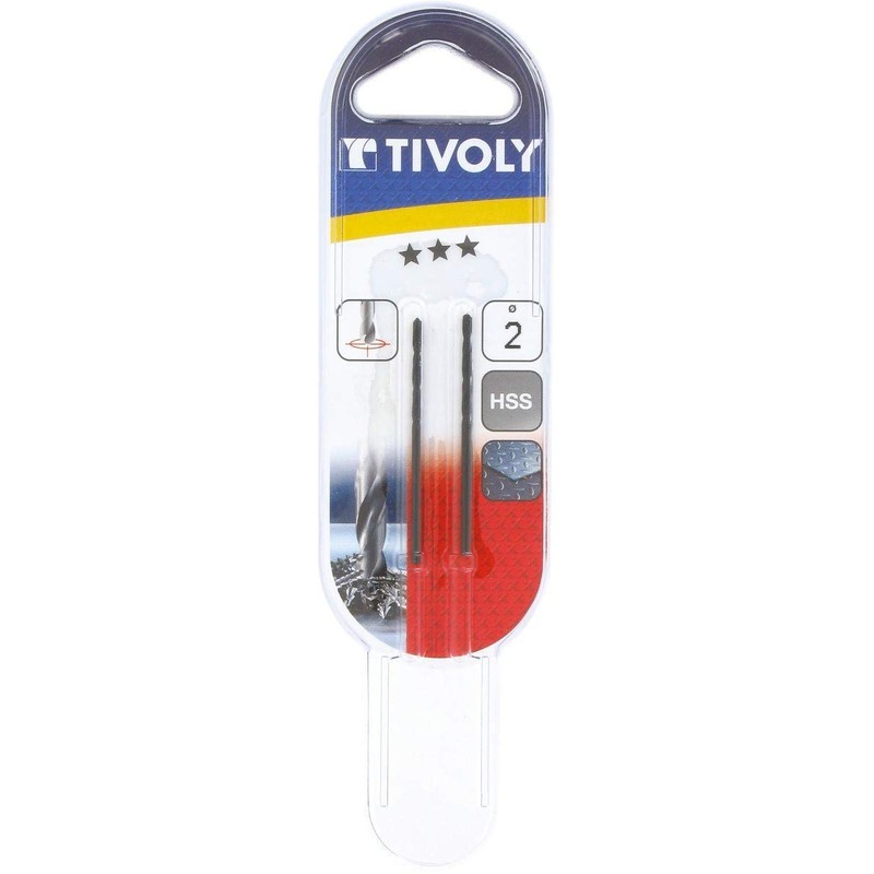 Tivoly 11436720300 TX Metal Drill, Ø 3.0 mm Pack of 2