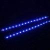 Unbranded 2x Bright Blue LED Light Strip Flexible Tape Back