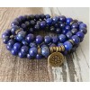 Unbranded Lapis Lazuli Stone Bracelet 108 Beads Mala Prayer Gemstone