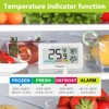 Geevon Digital Refrigerator Thermometer 4 Pack, IP65 Waterproof Fridge and