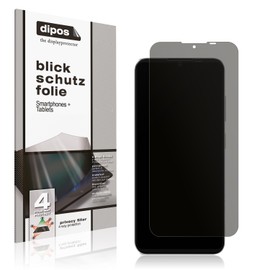 dipos I Blickschutzfolie kompatibel mit Lava Yuva Smart Display-Schutzfolie matt mit 4-Wege Sichtschutz-Effekt