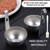 2 PCS Poached Egg Pan+1 Brush, Egg Poacher, Egg Poaching