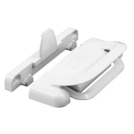 Prime-Line F 2686 Sliding Window Slam Latch, 3-5/8 In. Hole Centers, Fits Vertical Sliding Windows by International Window Corporation (IWC), Diecast Zinc, White (Single Pack)
