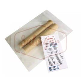 SALVIGAR Collagen Casings Dry 32mm / 50ft for stuffing 40 Lb 180 sausages 2 sticks