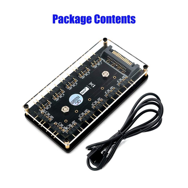 LeHang 12 Pin 5V RGB LED Splitter Hub with PMMA