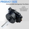 EAU64843805 Refrigerator Condenser Fan Motor Assembly Compatible with LG/Kenmore Refrigerator,