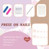 Light Pink Press on Toenails Short Toe Nails Press Ons
