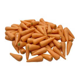 AIICraft 20 Vegetable Loose Carrot Garden Display Minimal Decoration, Orange