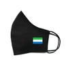 Sierra Leone Flag cotton Face Mask Protective Covering Washable Reusable