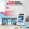 BaldrTherm 2.2'' Digital Thermometer and Hygrometer Meter, Solar-Powered Indoor Temperature