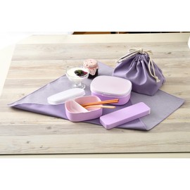 Tatsumiya iro 18.0 Slide Spoon & Chopsticks Set, Blueberry, Size: Approx. W7.4 inches (18.9 cm), D5.7 H2, 33354