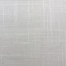 HiEnd Accents Luna Washed Linen Ruffled Lumbar Pillow, 14x36 inch, White Solid Color, Romantic Shabby Chic Farmhouse Traditional Style Luxury Bedding