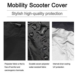 Mobility Scooter Cover,Mobility Scooter Rain Cover Rain Cover For Mobility Scooter Professional Eldly Mobility Scooter Storage Cover Wheelchair Waterproof Rain Protection