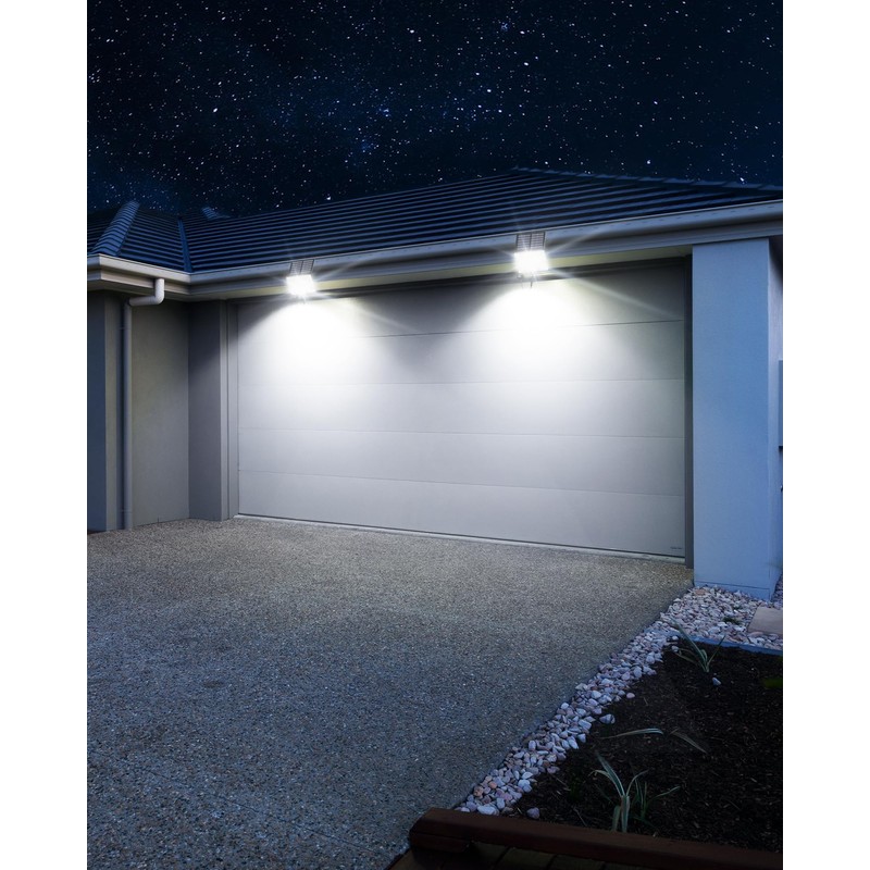 SUPERDANNY Solar Motion Sensor Outdoor Flood Lights with 113 Bright