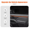 carmotion88 ABS Orange Car Interior Door Panel Strip For Toyota