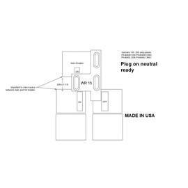 Generator Interlock Kit Compatible with Siemens 200 Amp Panel or Murray 200 Amp Panel