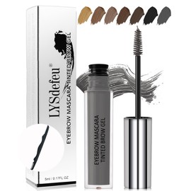 Tinted Eyebrow Gel- 1Pcs Long Lasting Waterproof Grey Tinting Eye Brow Glue,Gray Brows Filler, Brow Fast Sculpt, Fill in Eyebrows and Cover White Hairs, Mother's Day Eye Makeup Gift for Older Women Mother-#13