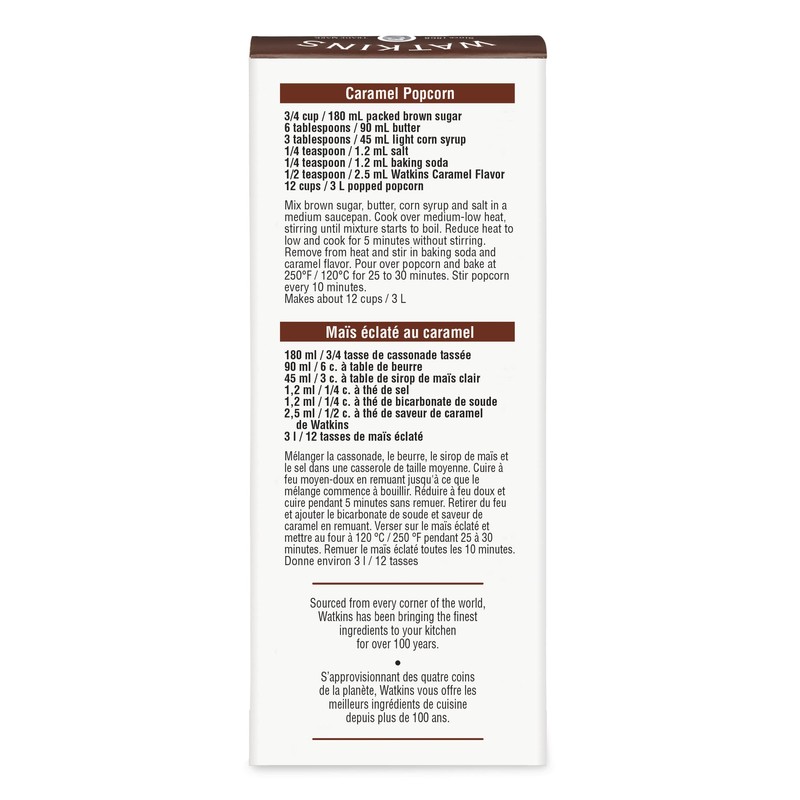 Watkins Caramel Flavor with Natural Flavors 2 Fl Oz (Pack