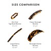 Faux Shell Hair Barrette for Thin Hair, Classic Rectangle French