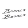 OEM M-1447-BSS Silver Script Heritage Edition Fender Emblem Made for