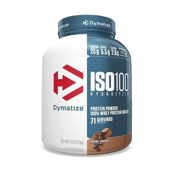 Iso 100 Whey Isolate Hidrolizado Dymatize 2.3 kg Sabor Chocolate