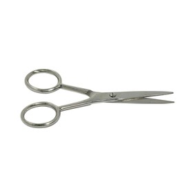 SE 4" Stainless Steel Embroidery/Mustache Scissors - SP2040DSS