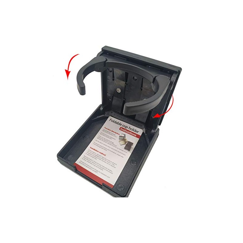 LUFOX 2PCS Adjustable Folding Drink Holder with Screws/Adjustable Cup Holder