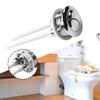 Toilet Push Button Flush Replacement, Dual Toilet Flush Button, Round