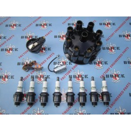 CARS 1953 1954 1955 1956 Buick V-8 Ignition Tune-Up Kit with Delco Spark Plugs