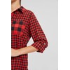 Women's Plaid Blouse, Long Sleeve Button Down CANUAL (US, Alpha,