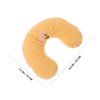 VILLFUL 4pcs U Shaped Cat Pillows for Indoor Cats Soft
