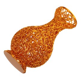 CORHAD Aluminum Wire Flower Vase for Dried Flowers Decorative Pot for Versatile Accent for Shelves and Desks