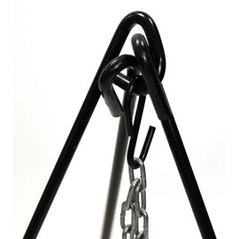 Cuisiland Camping Tripod Campfire Cooking Dutch Oven Tripod Adjustable Grill Tripod for Outdoor Campfire Cooking Camping, Picnic