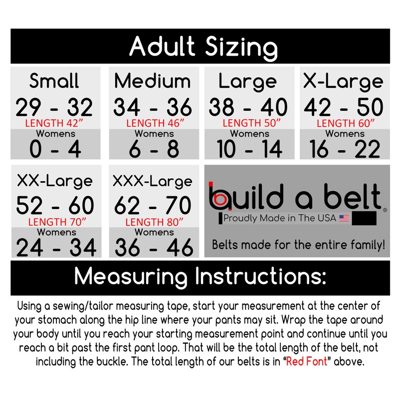 Men's Adjustable High Strength Nylon Utility Belt with Heavy Duty