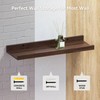 RICHER HOUSE 5 Set Floating Shelves for Wall Decor, Wall