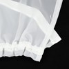 Eslir Panel Curtain with Ruffled Tape, Kitchen / Bistro Curtains,