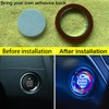Car Engine Ignition Start/Stop Button Cover,Car Ignition Button Decorative Ring