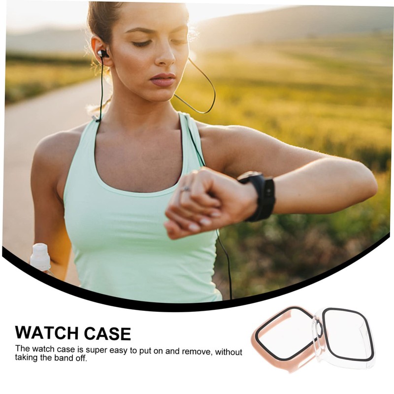 BIUDECO 2pcs Smartwatch Screen Cover Pc Protective Case for Play