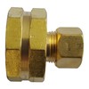 1 Piece XFITTING 3/8" OD Compression x 3/4" FHT Garden Hose Threaded Female Adapter, Lead Free Brass, 1 Pack