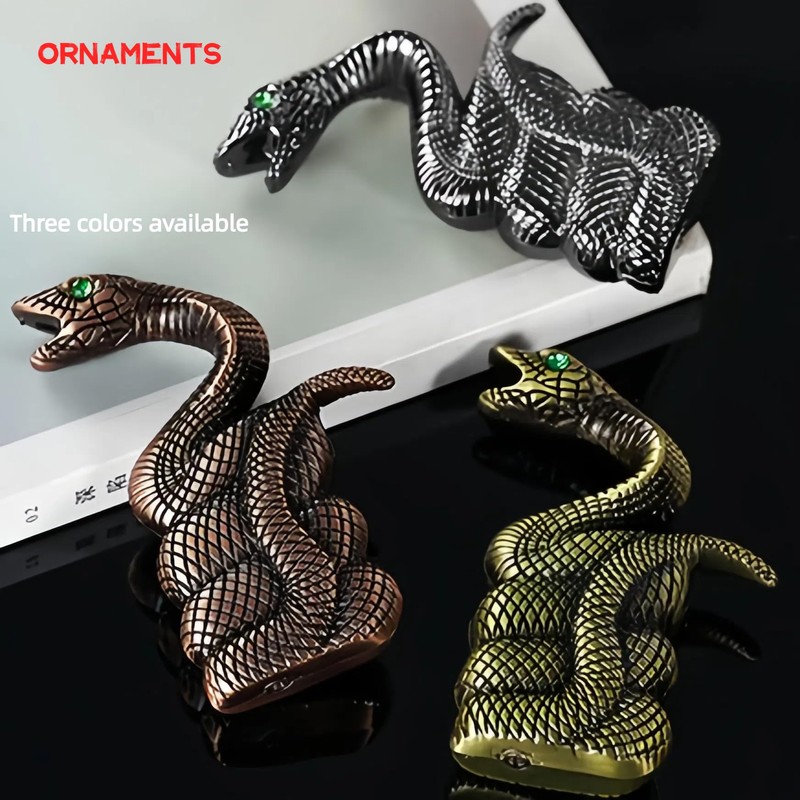 NINSI Butane Torch Lighter, Snake Lighter with Red Jet Flame,