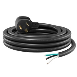 FIRMERST 3 Prong Replacement 30 amp RV Power Cord 30 ft (NEMA TT-30P to Roj 3 Wire)