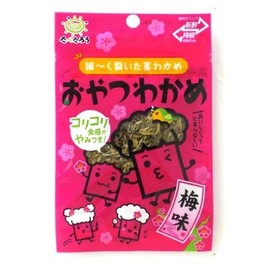 Maejima Foods Snack Wakame Plum Flavor, 0.2 oz (7 g) x 10 Bags