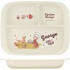 SKATER XP7AG-A Baby Tableware Lunch Plate for Kids, Antibacterial, Plastic,