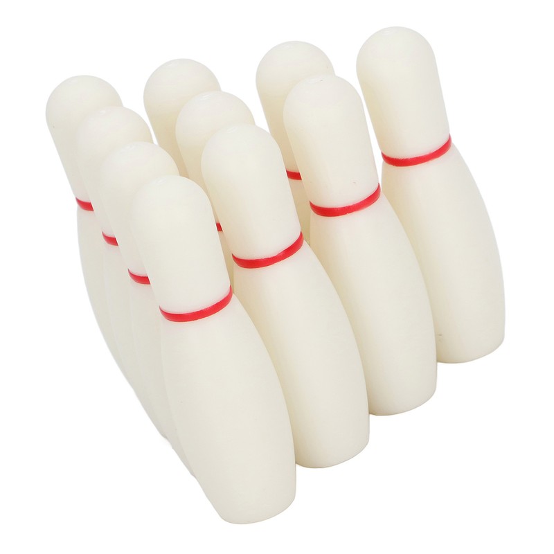 Kids Bowling Set Educational Interactive Resin with 10 Bowling Pins