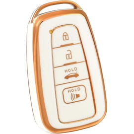 OFFCURVE Funda para Llavero para Toyota, Protector de Llave, Carcasa de TPU Suave Compatible con Accesorios Toyota Camry RAV4, Highlander Corolla Avalon C-HR Prius GT86