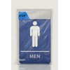 Headline Sign 5209 ADA Men's Restroom with Tactile Graphic, 6-Inch
