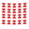 FFILL Peruvian Banner Flag String,Peru Mini Flag Small Banner, for