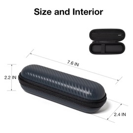 Nincha Compact Travel Trimmer Case for Philips Hybrid Electric Trimmer and Shaver, Face + Body Groomer QP2724/90, QP2834/70, QP1924/70, QP6531/70, QP4631/90, Hard Carrying Case, Gray