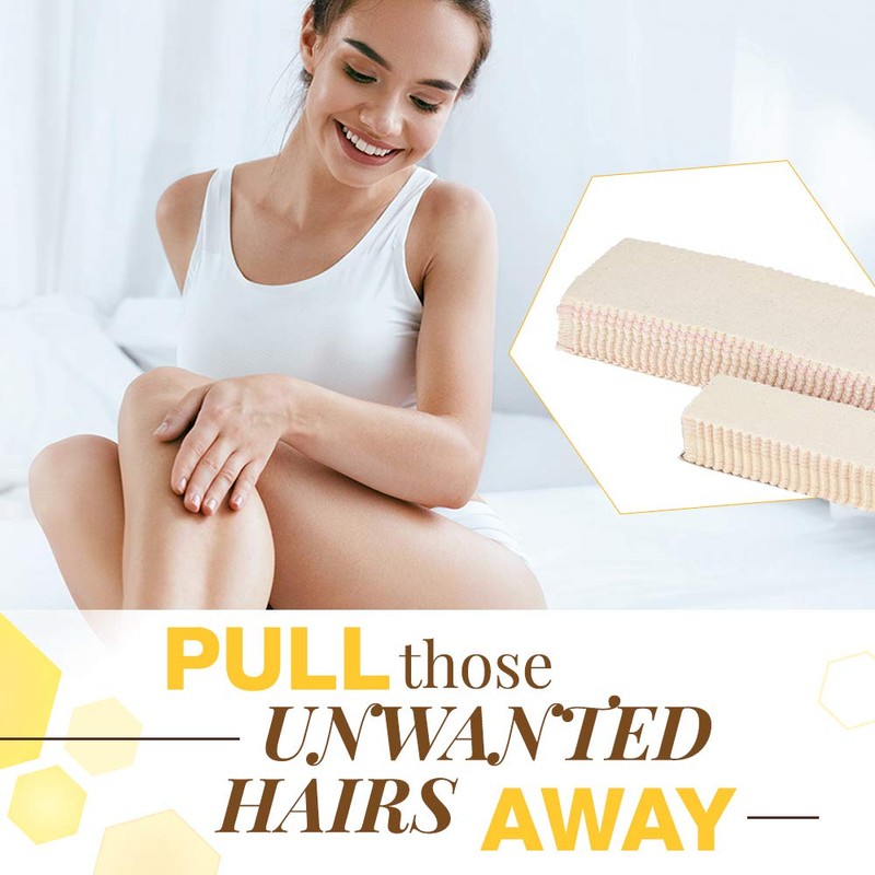 GiGi Small & Large Muslin Strips 100 Ct Each, 200